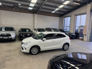 2021 Suzuki Baleno GL Hatchback Petrol Automatic white for sale at Drive Deals image 3